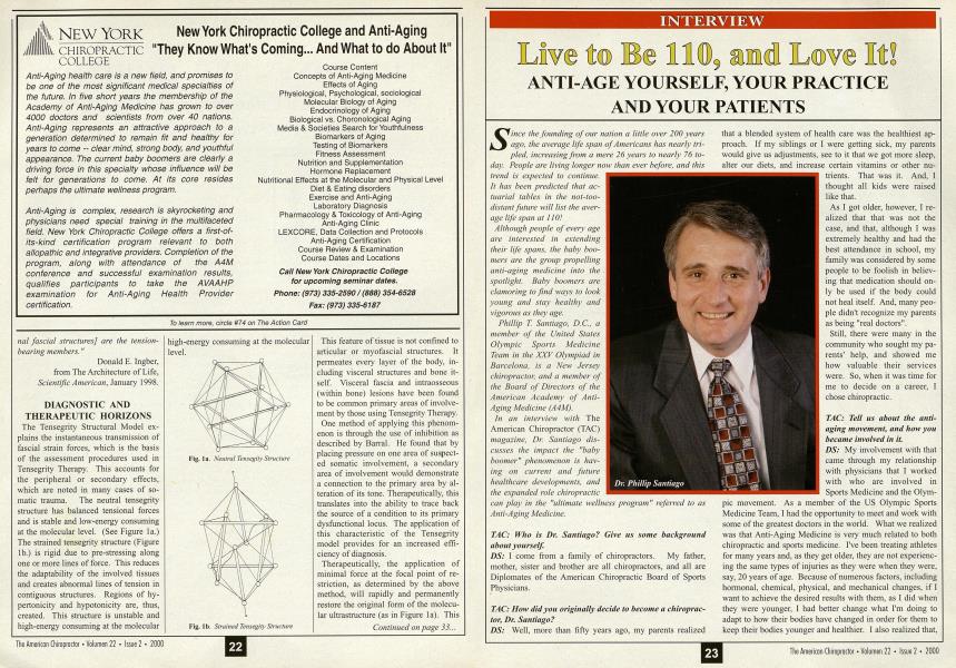 Live to Be 110, and Love It! ANTI-AGE YOURSELF, YOUR PRACTICE AND YOUR PATIENTS