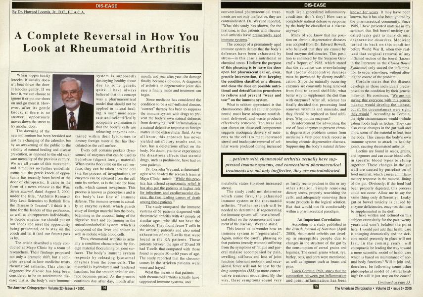 A Complete Reversal in How You Look at Rheumatoid Arthritis