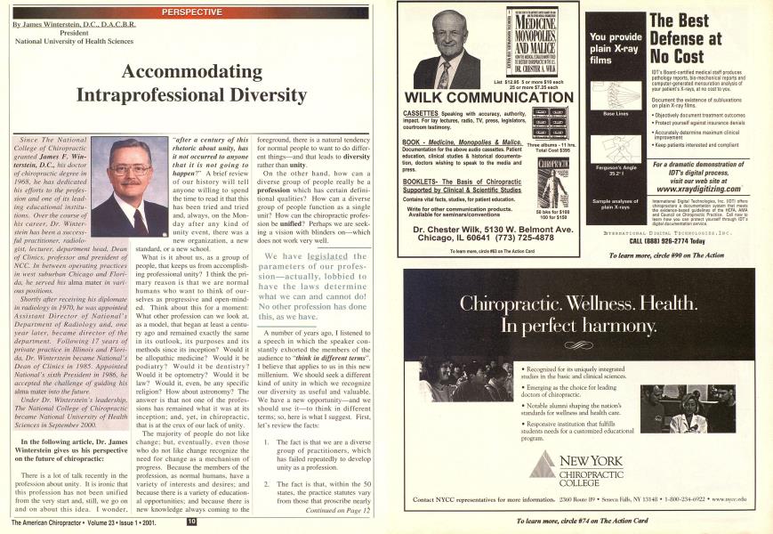 Accommodating Intraprofessional Diversity