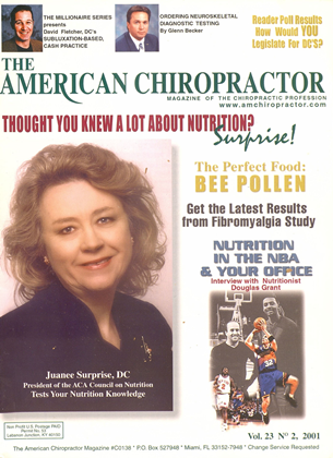 February 2001 | The American Chiropractor