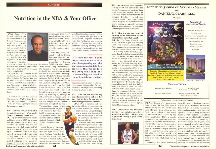 Nutrition in the NBA & Your Office