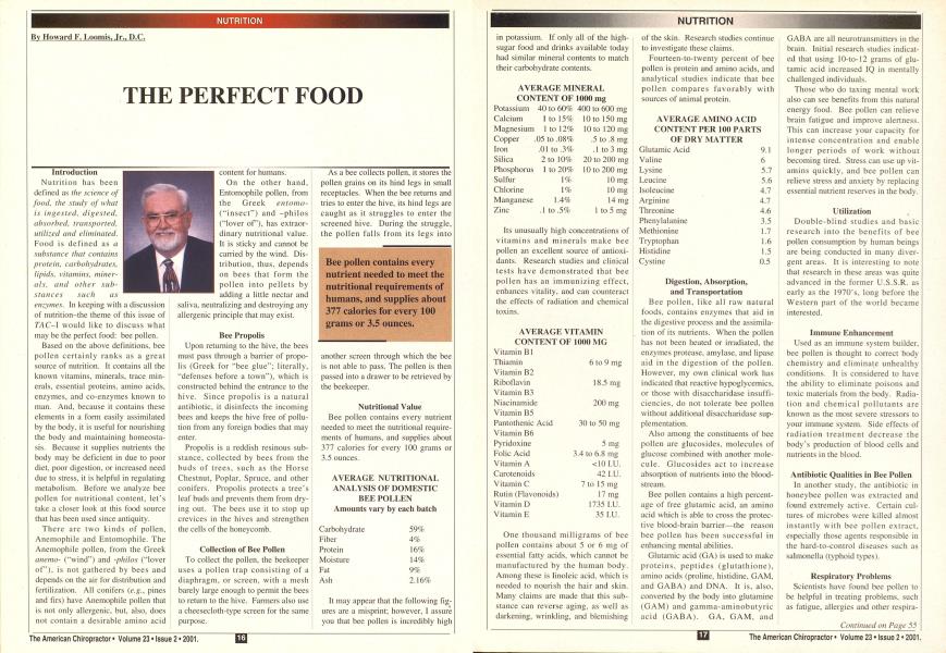 THE PERFECT FOOD