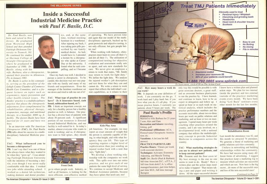 Inside a Successful Industrial Medicine Practice with Paul F. Basile, D.C.