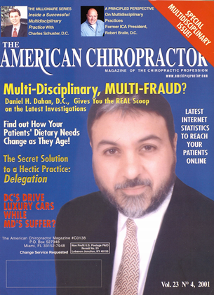 April 2001 | The American Chiropractor
