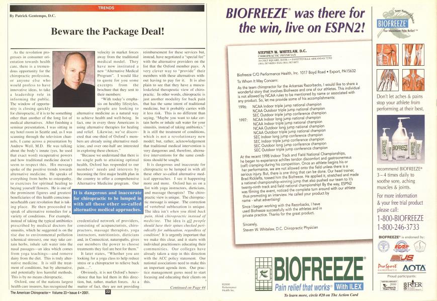 Beware the Package Deal!