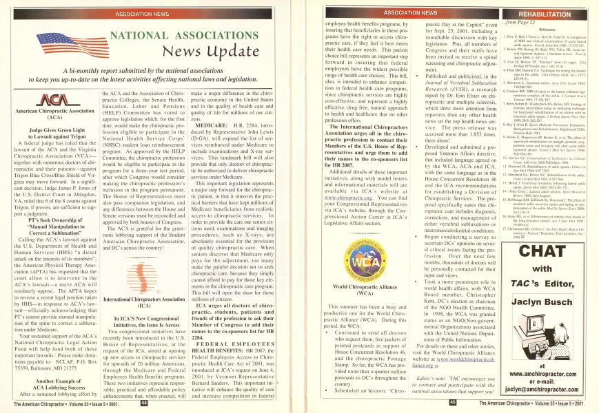 NATIONAL ASSOCIATIONS News update