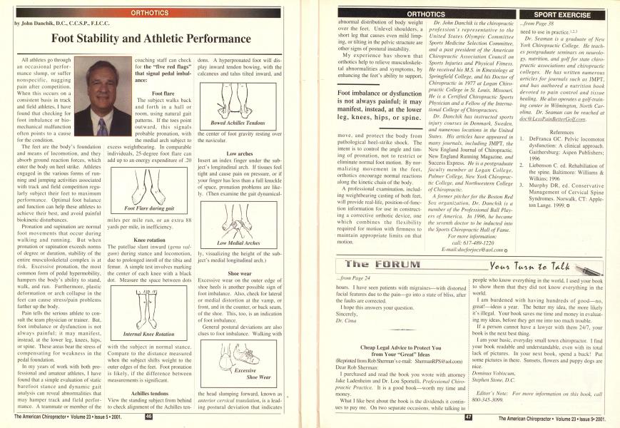 Foot Stability and Athletic Performance