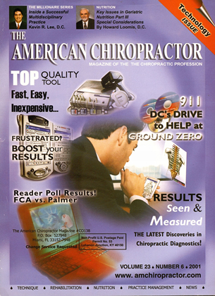 June 2001 | The American Chiropractor