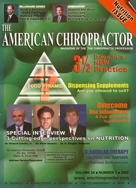 Issue: - January/February 2002 | The American Chiropractor