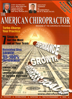 February 2002 | The American Chiropractor