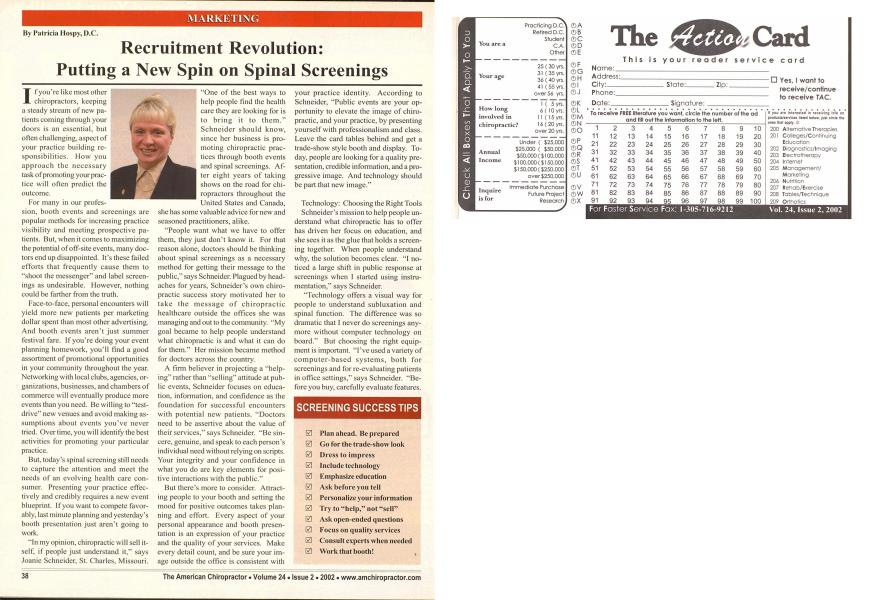 Recruitment Revolution: Putting a New Spin on Spinal Screenings