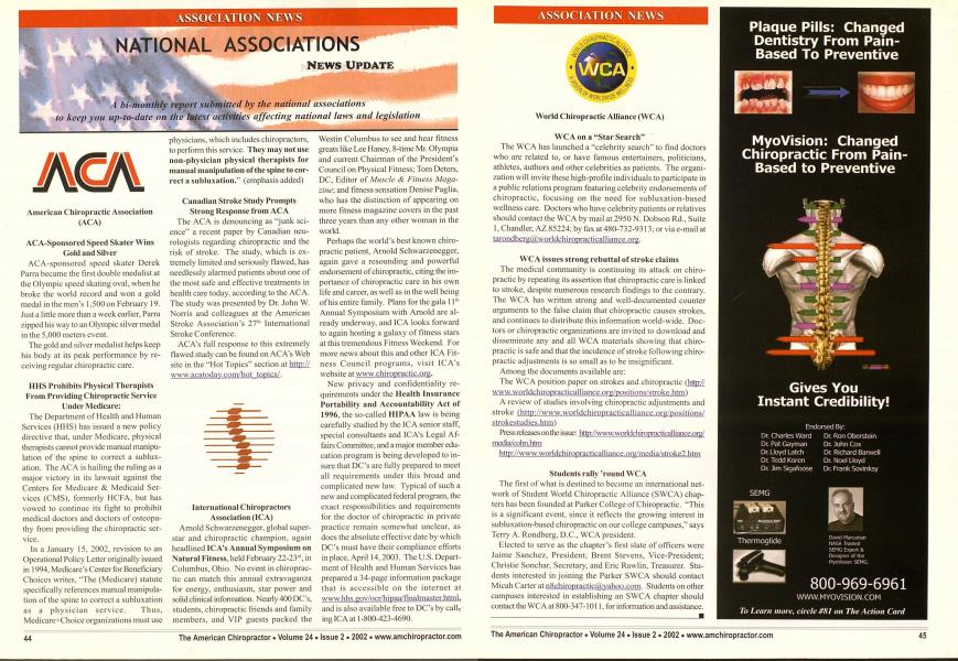 NATIONAL ASSOCIATIONS NEWS UPDATE