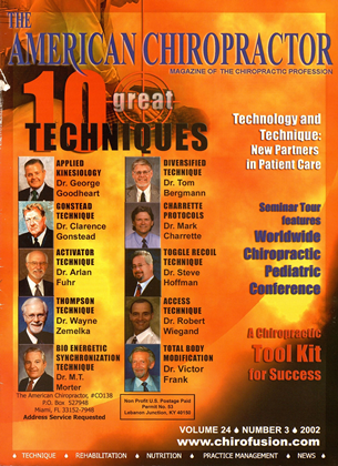 March 2002 | The American Chiropractor