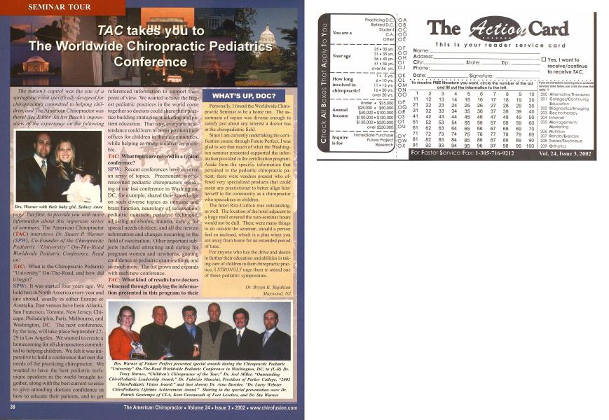 TAC takes you to The Worldwide Chiropractic Pediatrics Conference