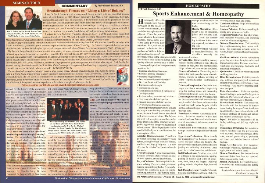 Sports Enhancement & Homeopathy