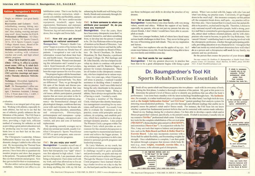 Dr. Baumgardner's Tool Kit Sports Rehab/Exercise Essentials