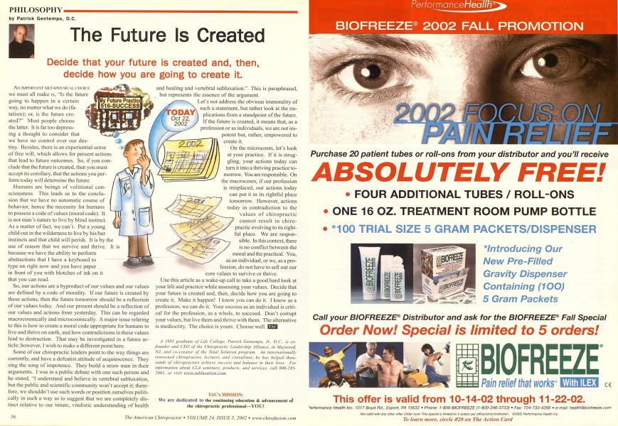 The Future Is Created