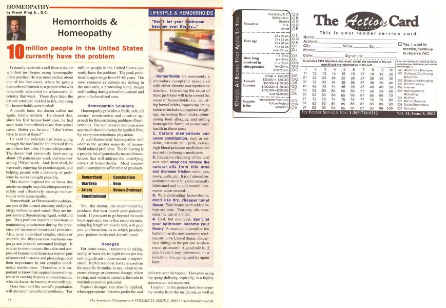 Hemorrhoids & Homeopathy