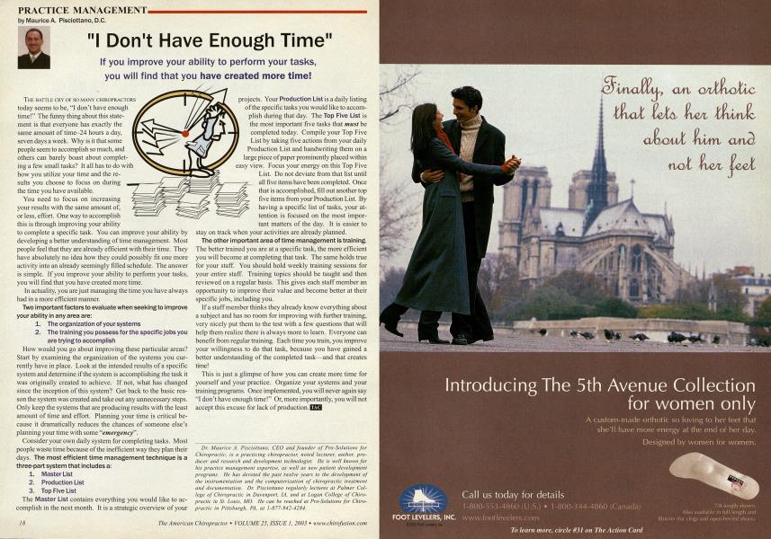 "I Don't Have Enough Time"