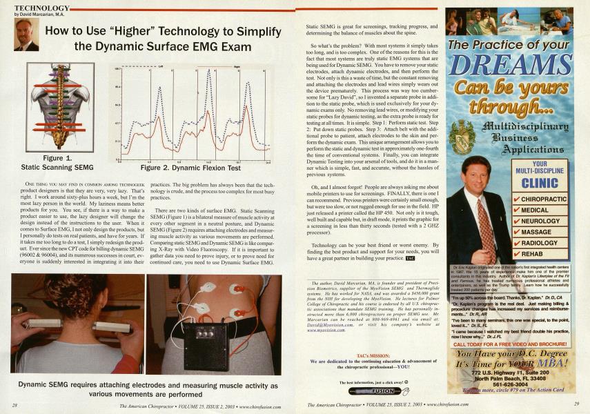 How to Use "Higher" Technology to Simplify the Dynamic Surface EMG Exam