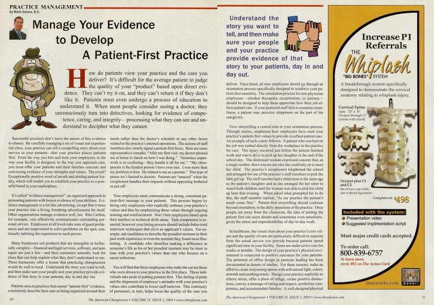 Manage Your Evidence to Develop