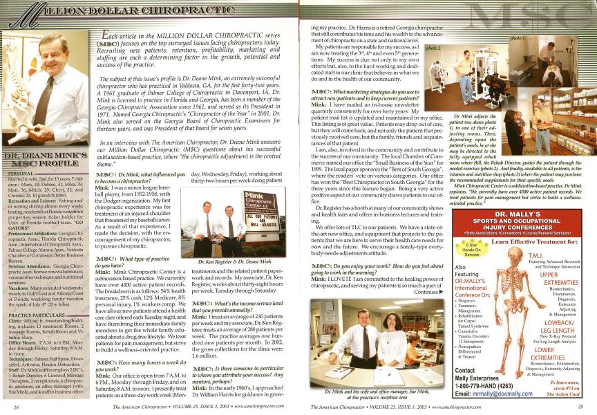 ILLION DOLLAR CHIROPRACTIC