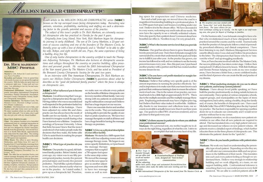 MILLION DOLLAR CHIROPRACTIC