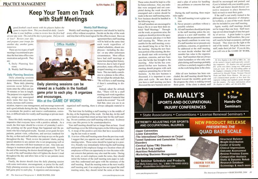 Keep Your Team on Track with Staff Meetings