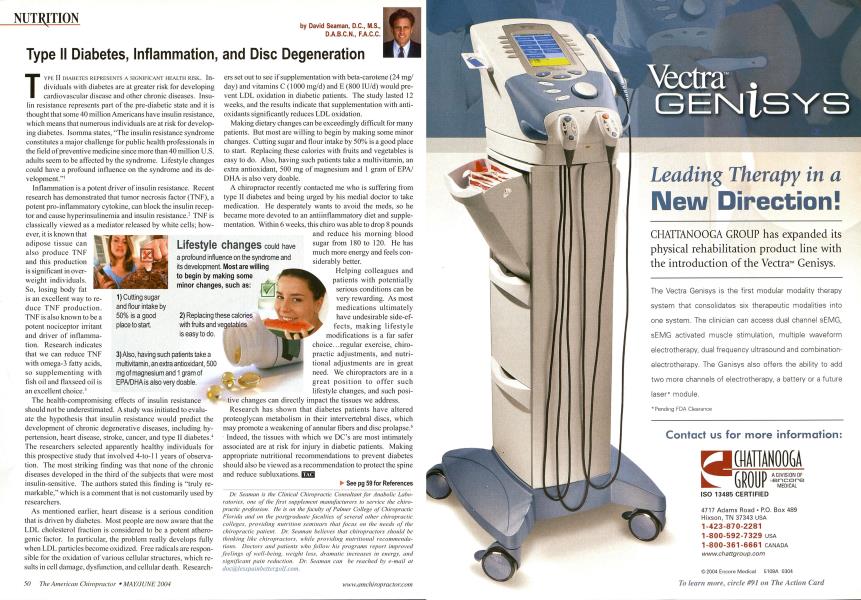Type II Diabetes, Inflammation, and Disc Degeneration