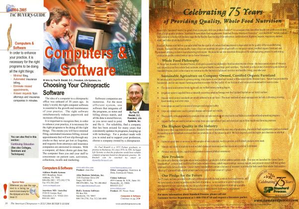 Choosing Your Chiropractic Software