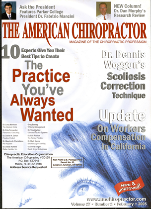 February 2005 | The American Chiropractor