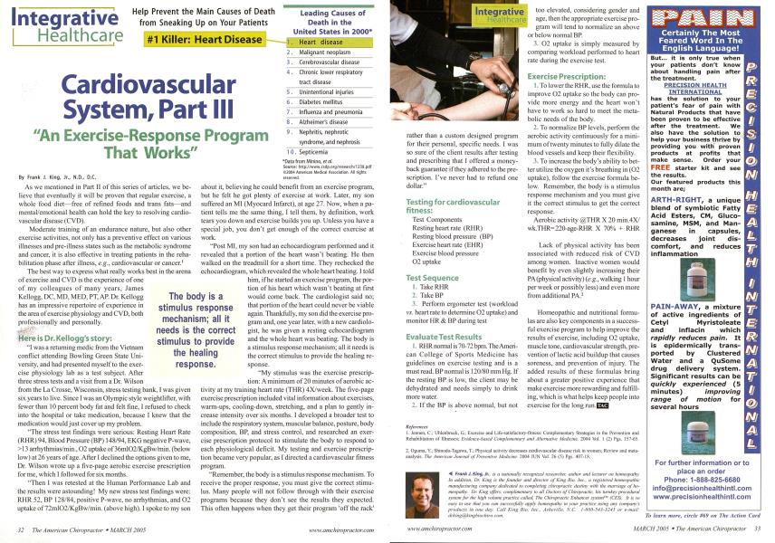 Cardiovascular System, Part III "An Exercise-Response Program That Works"