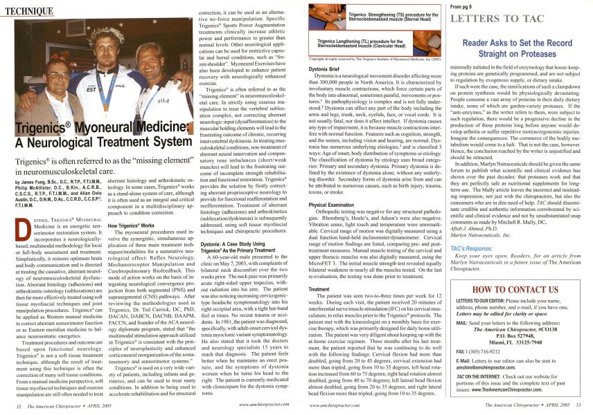 Trigenics Myoneural Medicine: A Neurological Treatment System