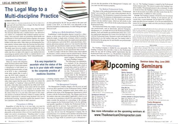 The Legal Map to a Multi-discipline Practice
