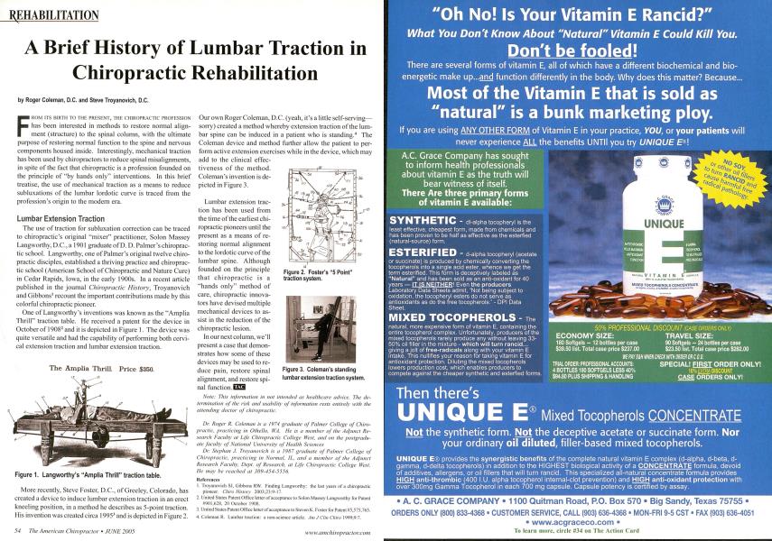 A Brief History of Lumbar Traction in Chiropractic Rehabilitation