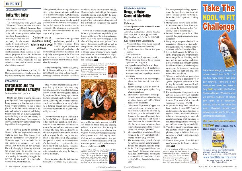 Chiropractic and the Family Wellness Lifestyle