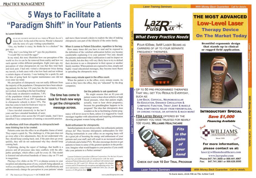 5 Ways to Facilitate a "Paradigm Shift" in Your Patients