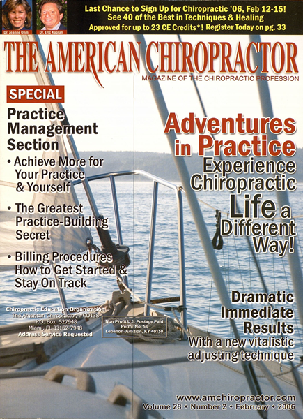 Issue: - February 2006 | The American Chiropractor