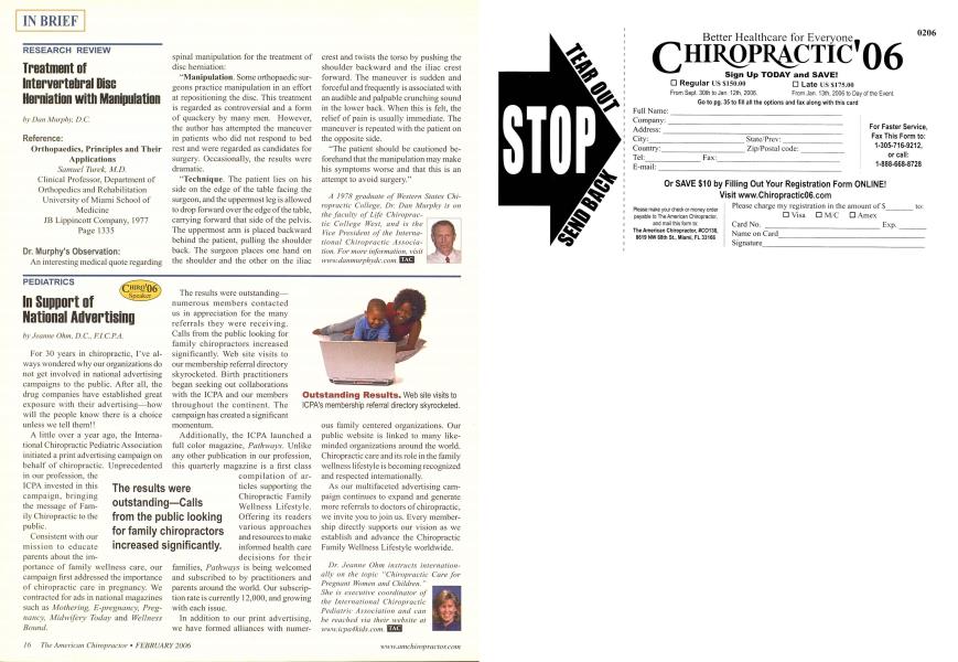 Treatment of Intervertebral Disc Herniation with Manipulation