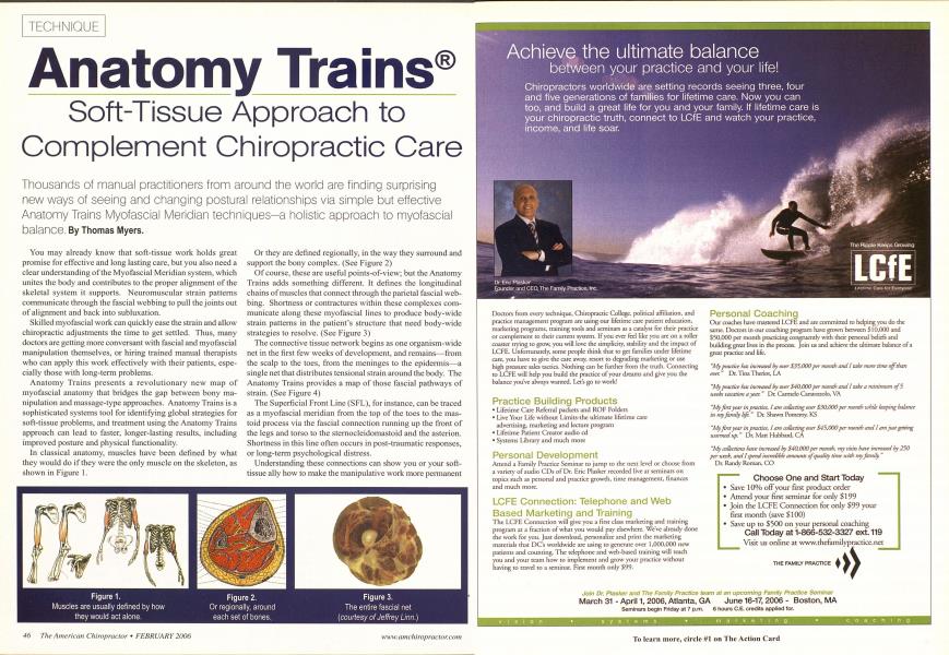 Anatomy Trains Soft-Tissue Approach to Complement Chiropractic Care