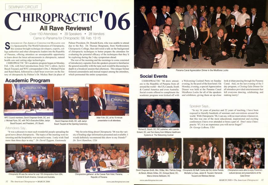 CHIROPRACTIC'06 All Rave Reviews!