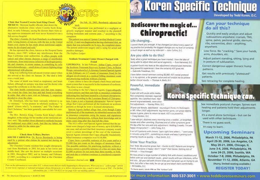 CHIROPRACTIC AROUND THE WORLD