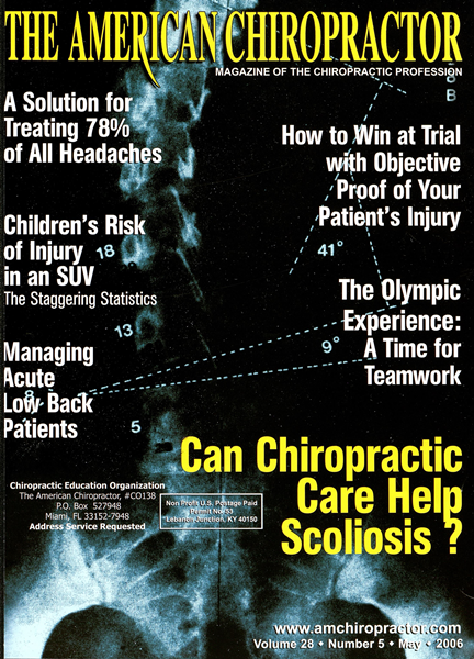 Issue: - May 2006 | The American Chiropractor