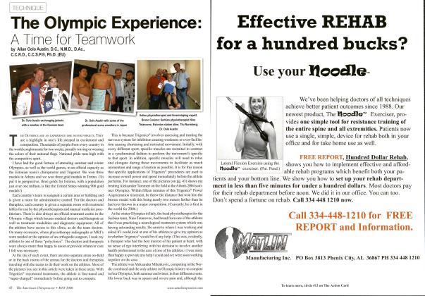The Olympic Experience: A Time for Teamwork