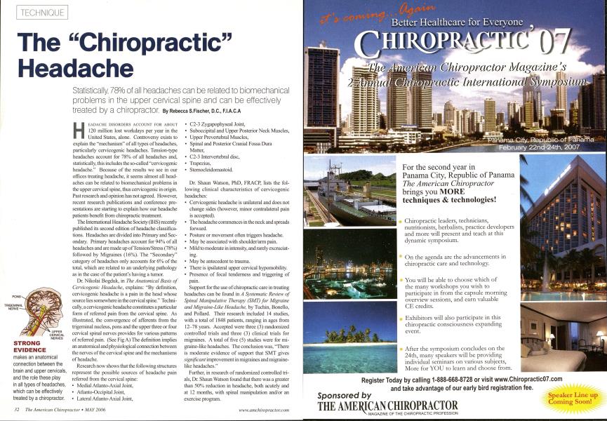 The "Chiropractic" Headache