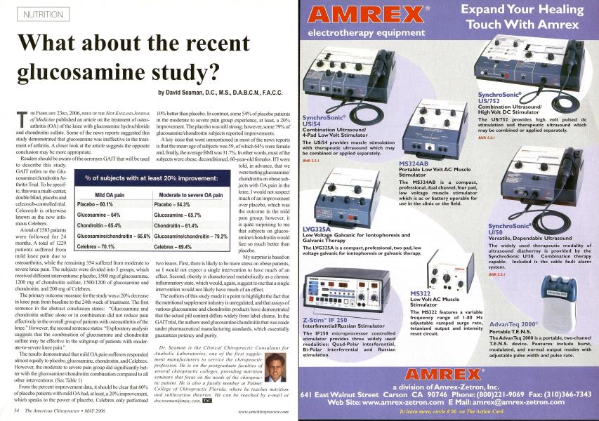 What about the recent glucosamine study?