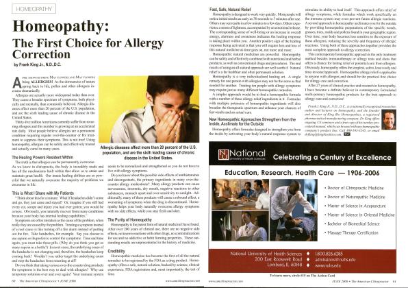 Homeopathy: The First Choice for Allergy Correction