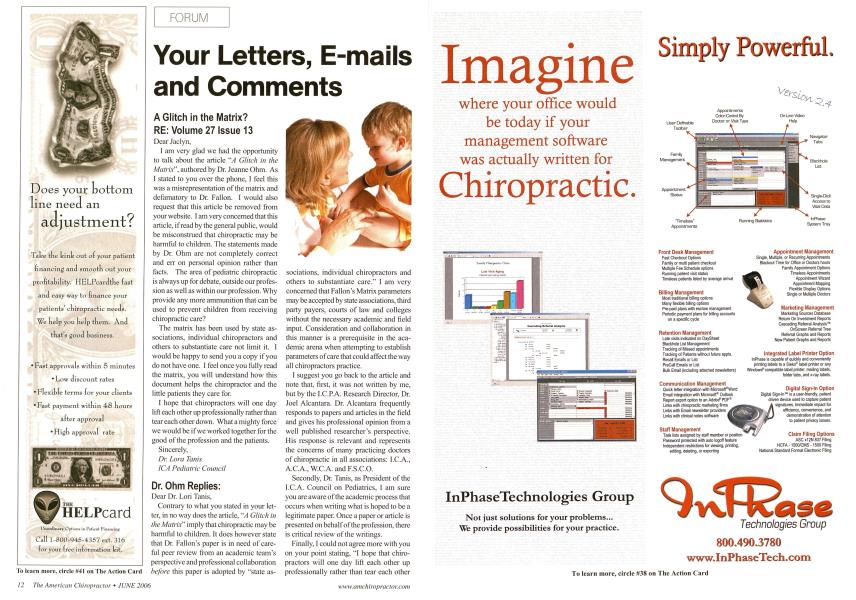 Your Letters, E-mails and Comments
