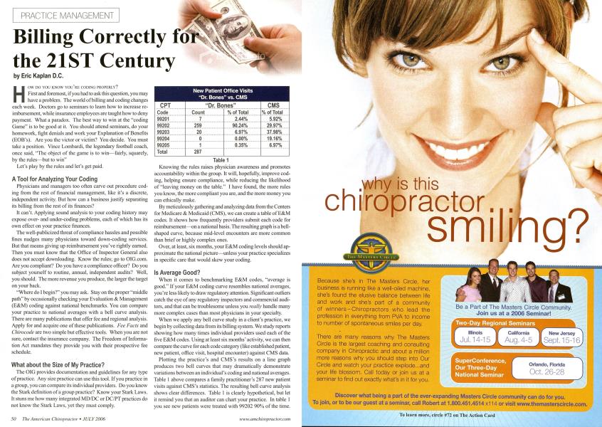 Billing Correctly for the 21ST Century