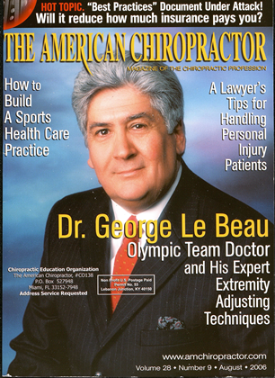 August 2006 | The American Chiropractor